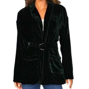 Joe’s Green Velvet Loungewear Blazer – Size S
